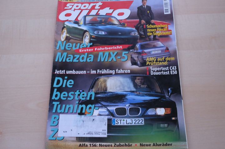 Deckblatt Sport Auto (02/1998)